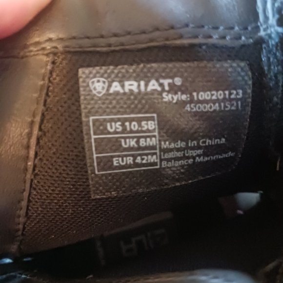 Ariat Black Lace Up Paddock Boots - Picture 7 of 7